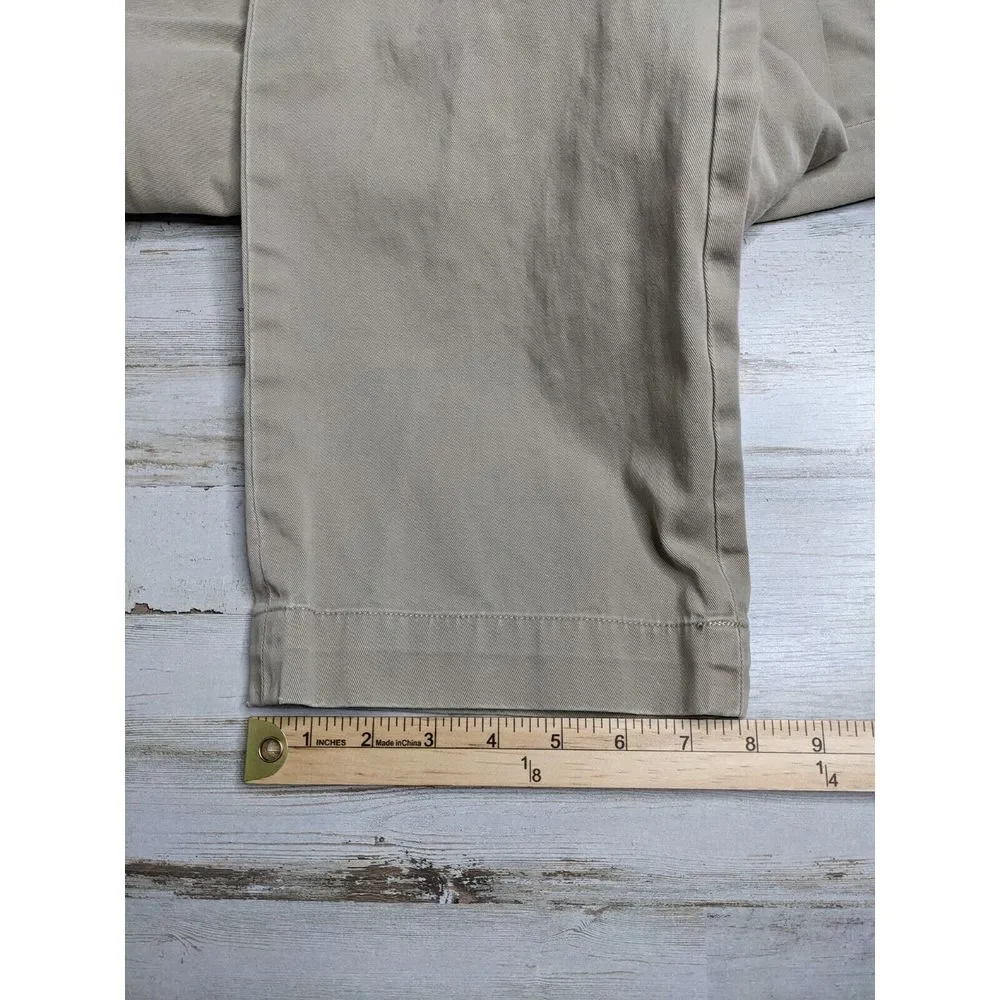 Polo Ralph Lauren Chino Pants 36x32 Beige Tan Classic Fit Flat Front 5 pocket‎